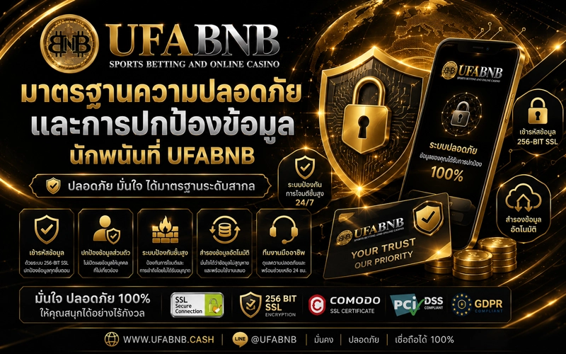 มาตรฐานความปลอดภัยและการปกป้องข้อมูล-UFABNB